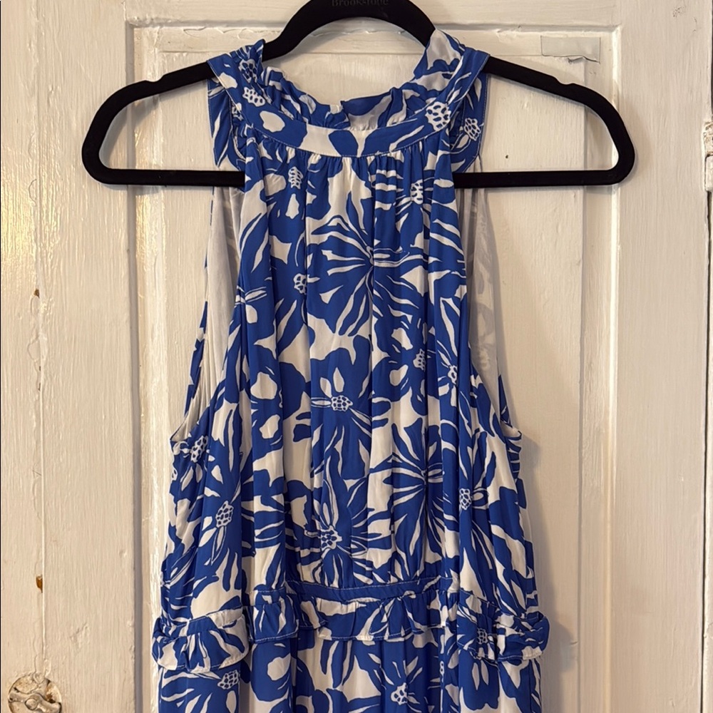 Caballero Collection Hollie Dress in Coastal Blue - Picture 5 of 6